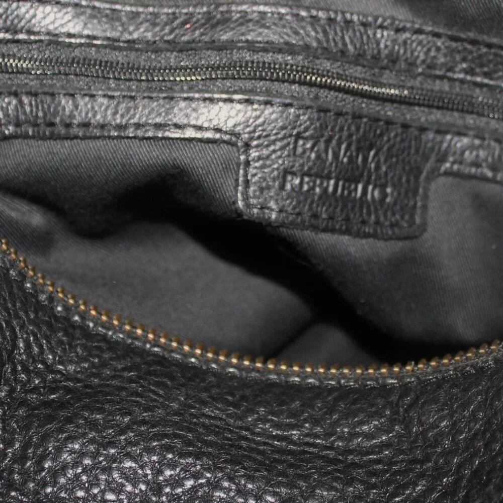 $260 Large Y2K Banana Republic  Leather O Ring Tassel Hobo Shoulder Bag Purse - Picture 7 of 10